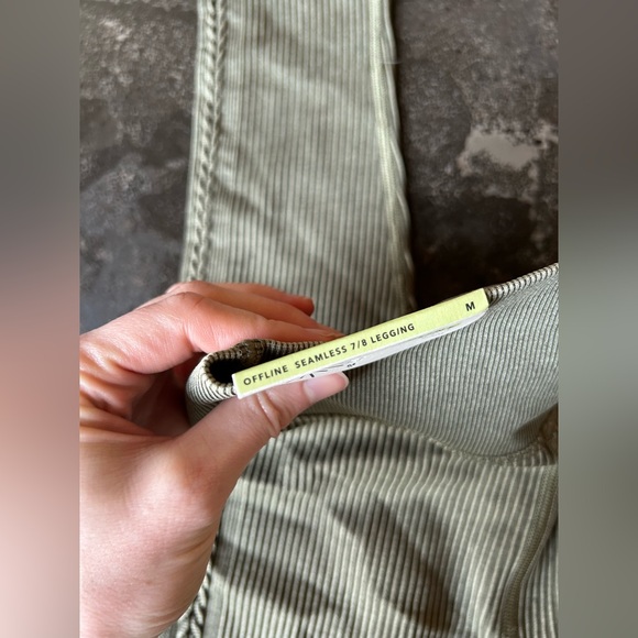 Aerie | Seamless 7/8 Ribbed Leggings - Picture 6 of 7